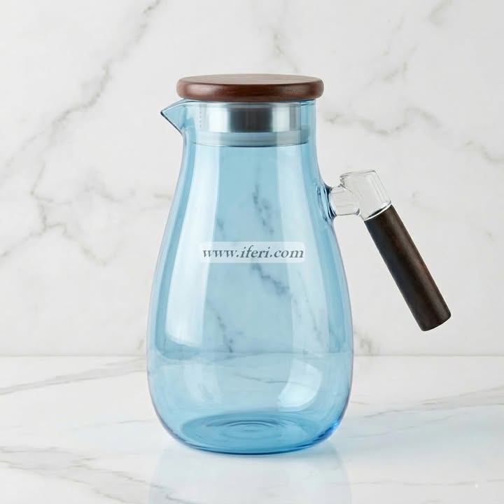 10 Inch Borosilicate Glass Water Juice Jug OMR1021