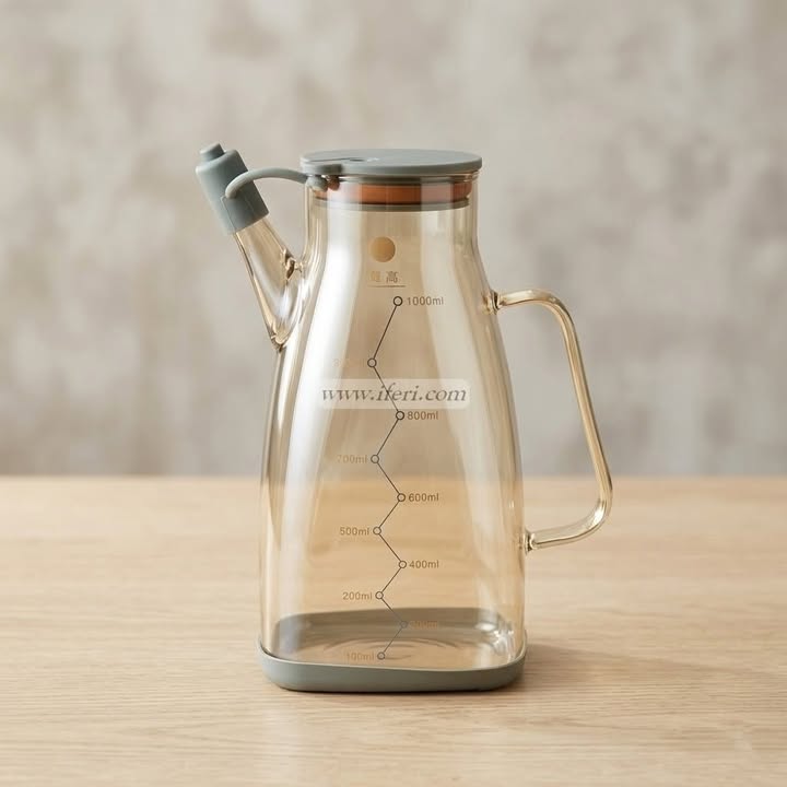 1000ml Glass Oil Vinegar Jar / Pot OMR1040
