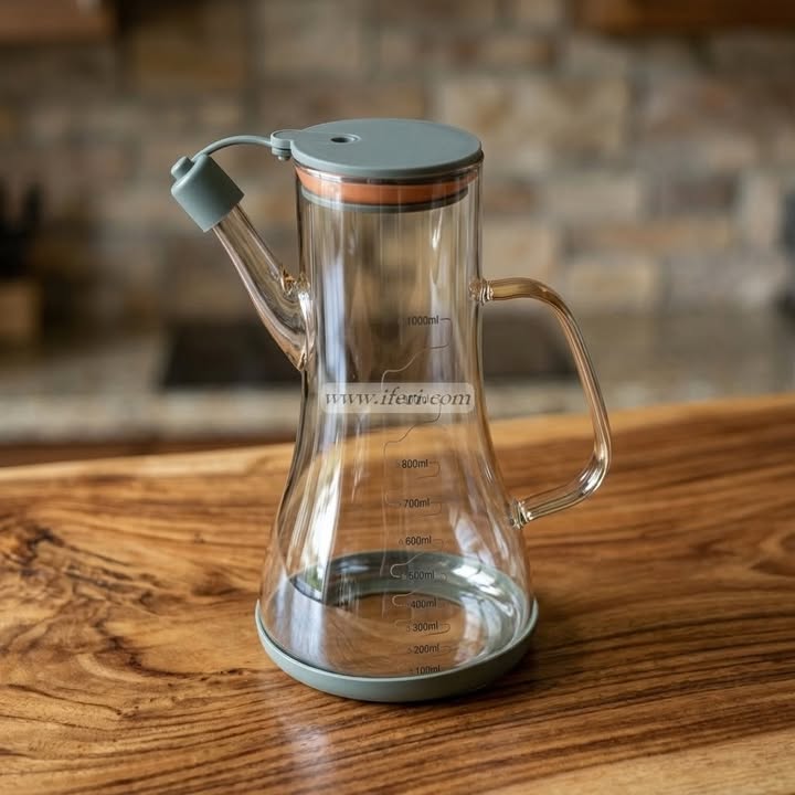 1000ml Glass Oil Vinegar Jar / Pot OMR1043