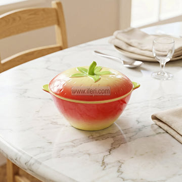7.5 Inch Ceramic Serving Bowl with Lid DL6946