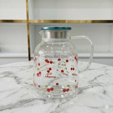 8 Inch Borosilicate Glass Water Juice Jug DL6967