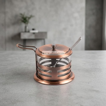 3 Inch Glass Sugar/Salt Pot OMR1048