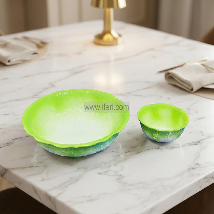 2 Pcs Ceramic Firni, Dessert Serving Bowl Set DL6952