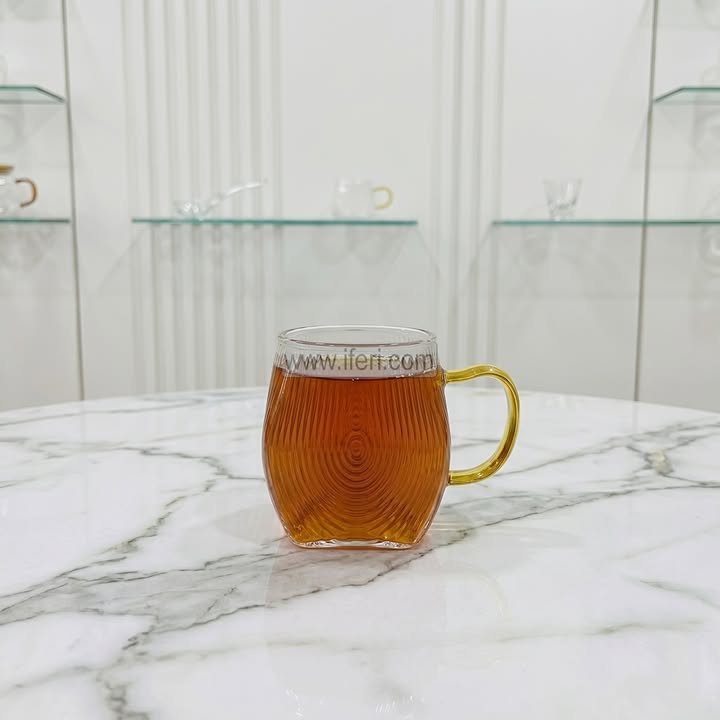 3 Inch Borosilicate Glass Coffee Mug DL6968