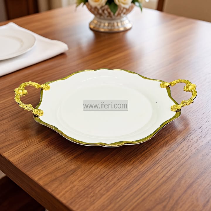 12 Inch Ceramic Serving Tray FT1647