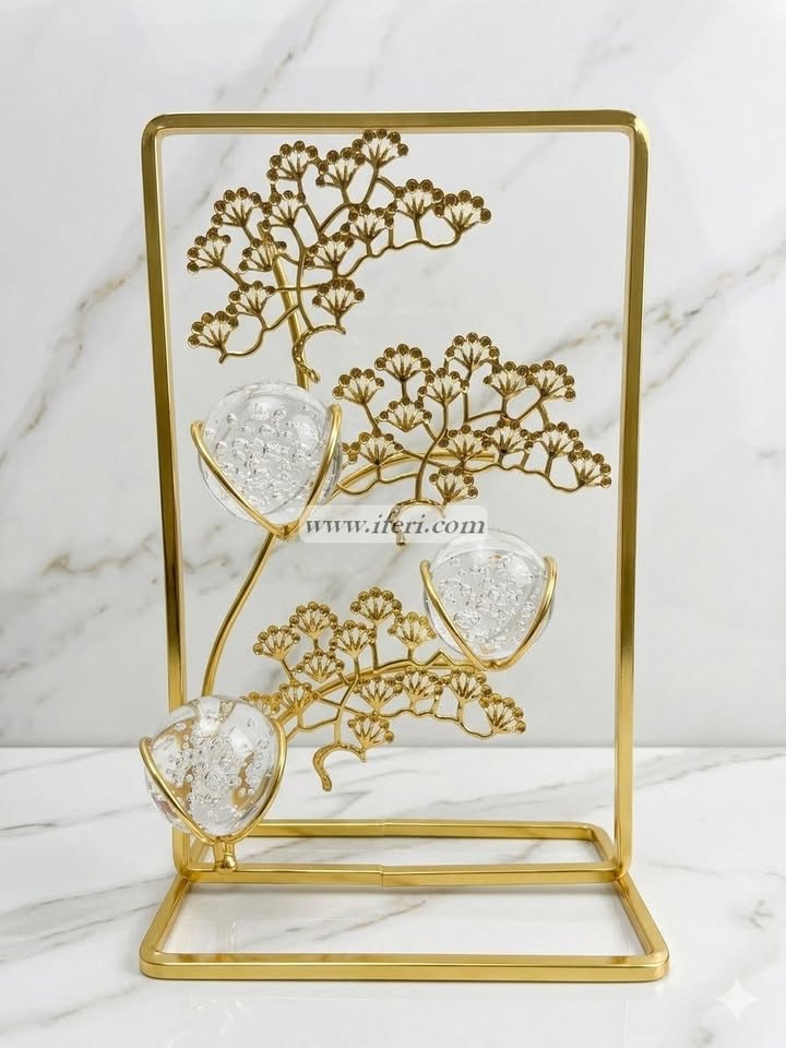 Luxury Golden Crystal Tree Decorative Showpiece GA2007