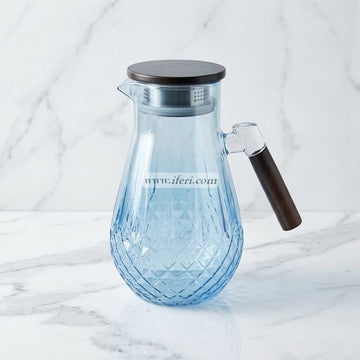 9.5 Inch Borosilicate Glass Water Juice Jug OMR1029