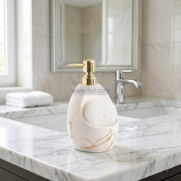 6.9 Inch Ceramic Bathroom Soap Dispenser DL6960