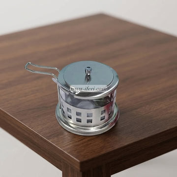 3 Inch Glass Sugar/Salt Pot OMR1055