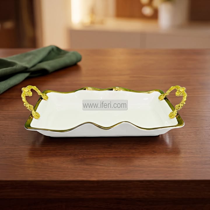 13.2 Inch Ceramic Serving Tray FT1643