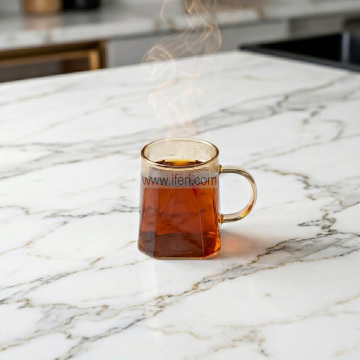 3 Inch Borosilicate Glass Coffee Mug DL6969