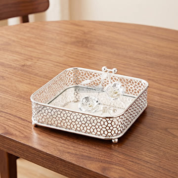 7 Inch Metal Decorative Tissue Holder ALP990007