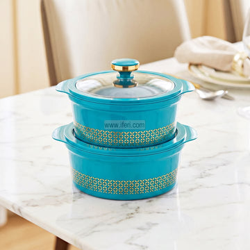 2 Pcs Food Storage Hotpot Casserole Set ALP99003