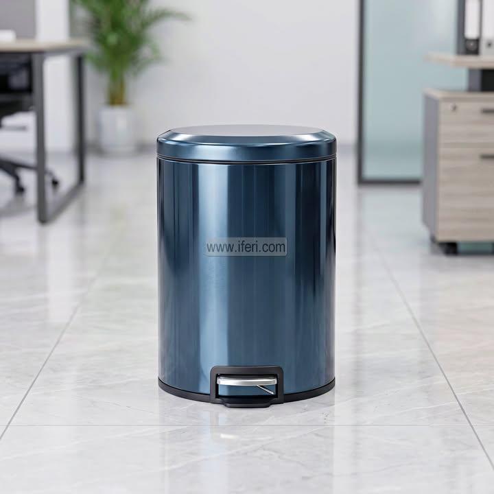 12 Liter Metal Hydraulic Pedal Bin ALP99000