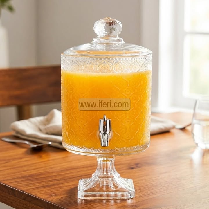 4.5 Liter Heavy Crystal Glass Juice Dispenser RH0617-1