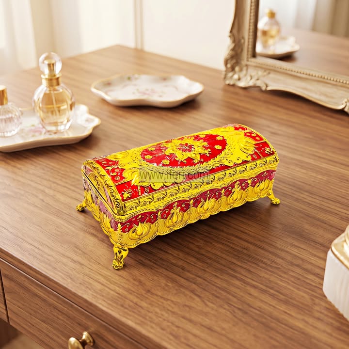 7.8 Inch Exclusive Metal Jewellery Box RY36868