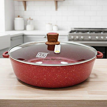 32cm MGC Non-Stick Cookware / Shallow Casserole with Lid FH2472