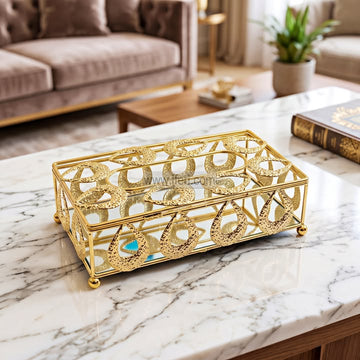 9.8 Inch Exclusive Decorative Tissue Box RY36863