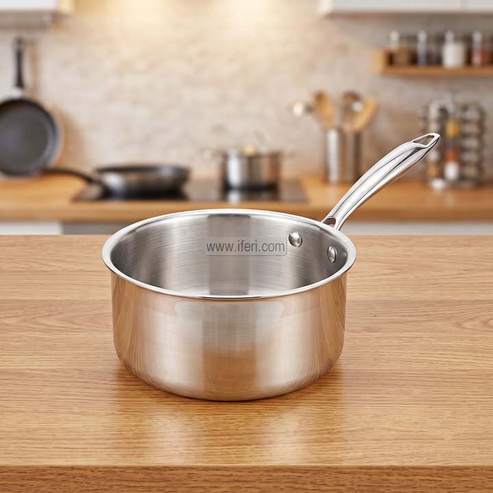 16cm Jaggery Stainless Steel Milk Pan ALM7019