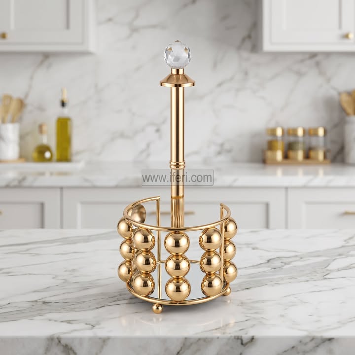 11.5 Inch Metal Kitchen Tissue Stand, Holder RY36857