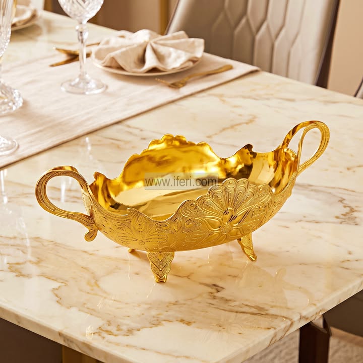 15.5 Inch Exclusive Metal Serving Dish RY36874