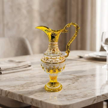 10 Inch Metal Decorative Surai Pot RY36879
