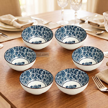6 Pcs Ceramic Firni, Dessert Serving Bowl Set RY36841