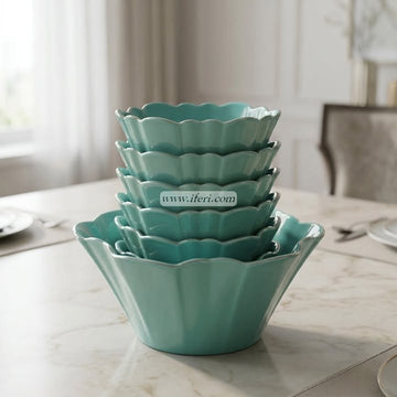 7 Pcs Ceramic Firni, Dessert, Soup Serving Bowl Set CGA4077
