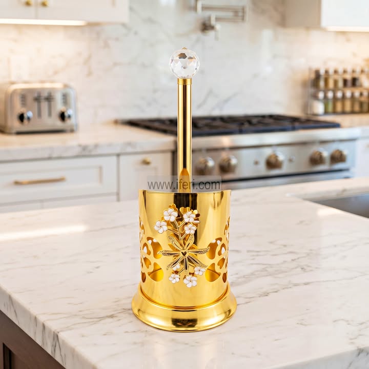 12 Inch Metal Kitchen Tissue Stand, Holder RY36860