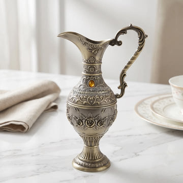 10 Inch Metal Decorative Surai Pot RY36877