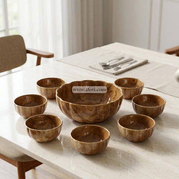 7 Pcs Ceramic Firni, Dessert, Soup Serving Bowl Set CGA4074