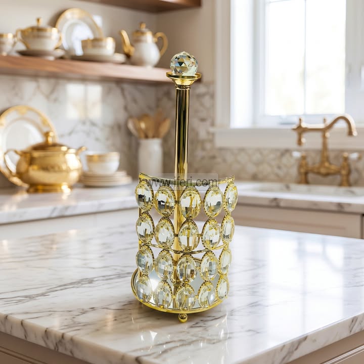 12 Inch Metal Kitchen Tissue Stand, Holder RY36859