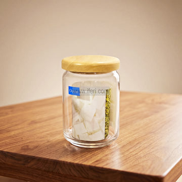 5 Inch Airtight Glass Cookie Jar / Spice Jar IQ132