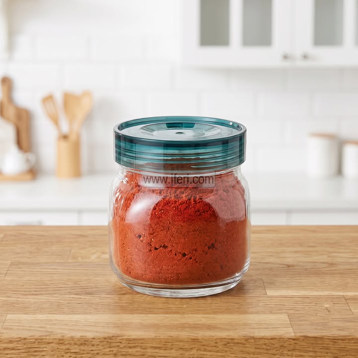 4.5 Inch Airtight Glass Cookie Jar / Spice Jar BS167