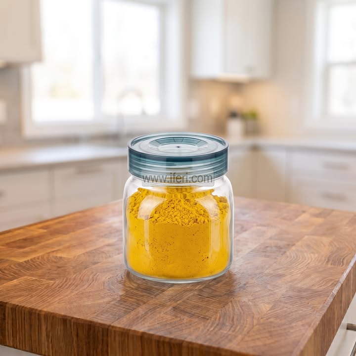 4.5 Inch Airtight Glass Cookie Jar / Spice Jar BS176