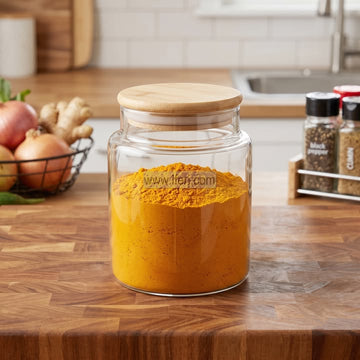 5 Inch Airtight Glass Cookie Jar / Spice Jar BS187