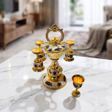 7 Pcs Metal Decorative Surai Set IQ161