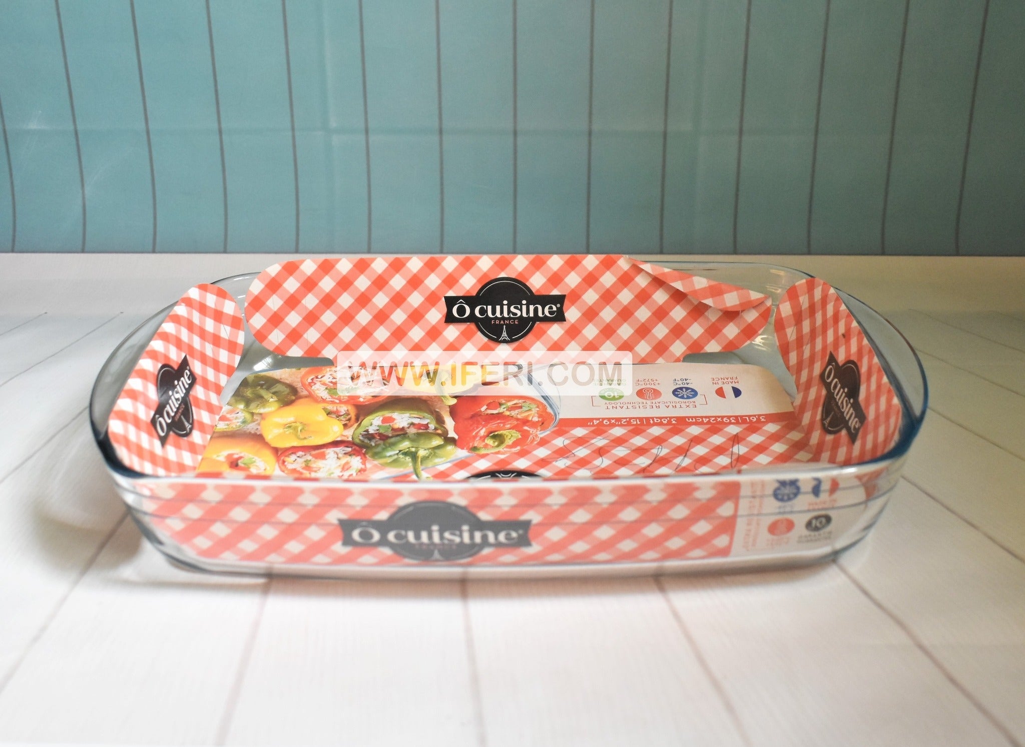 2.6 Liter Oven Proof O'cuisine Glass Casserole UT4758