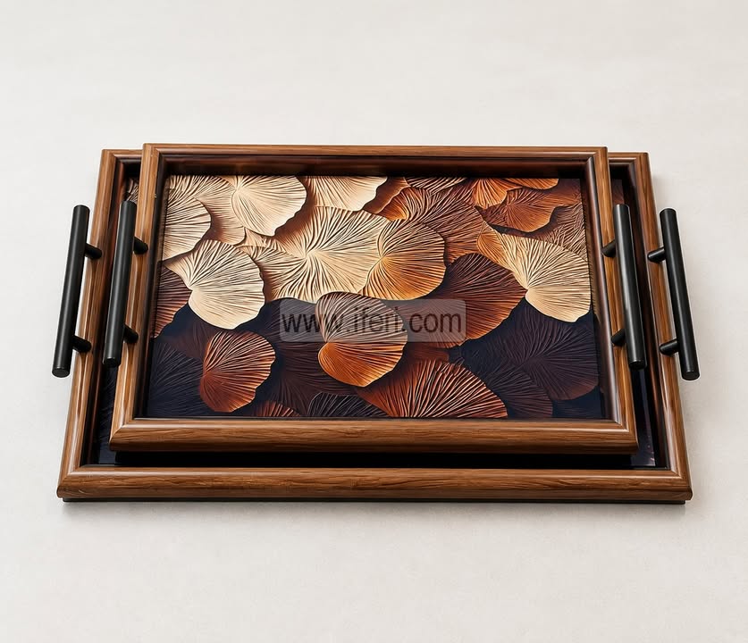 2 Pcs Exclusive Serving Tray Set IQ151