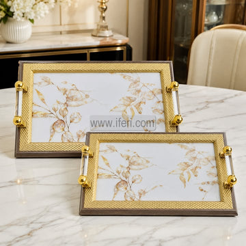 2 Pcs Exclusive Serving Tray Set IQ152