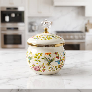 4 Inch Enamel Candy Box, Candy Pot IQ163