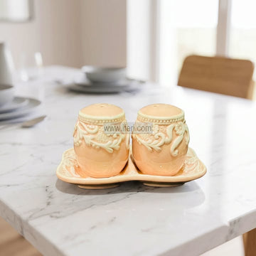 2 pcs Ceramic Salt Shaker / Salt Jar TZ1202