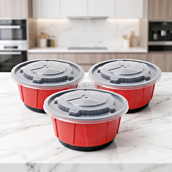 3 Pcs Oven Proof Food Container Set TZ1732