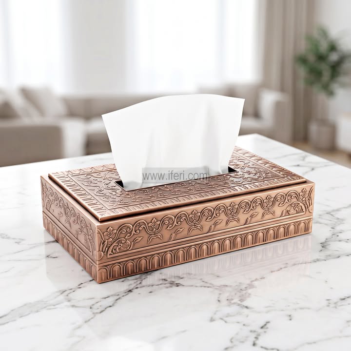 9 Inch Exclusive Decorative Tissue Box TZ1235D
