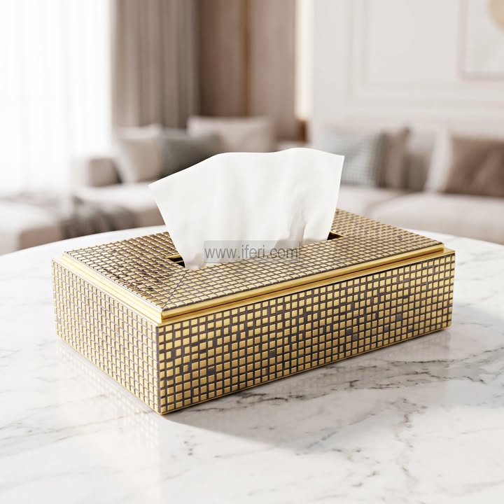 9 Inch Exclusive Decorative Tissue Box TZ1235A