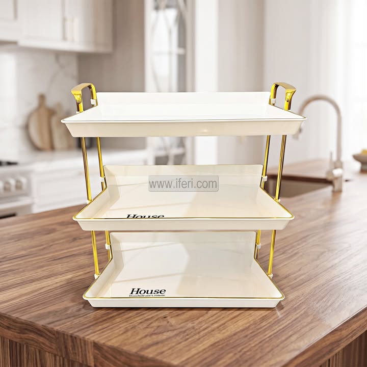 3 Tier Plastic Cake, Dessert, Appetizer Serving Platter / Stand TZ1363