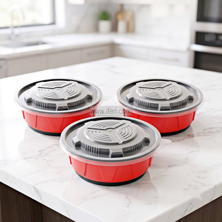 3 Pcs Oven Proof Food Container Set TZ1733