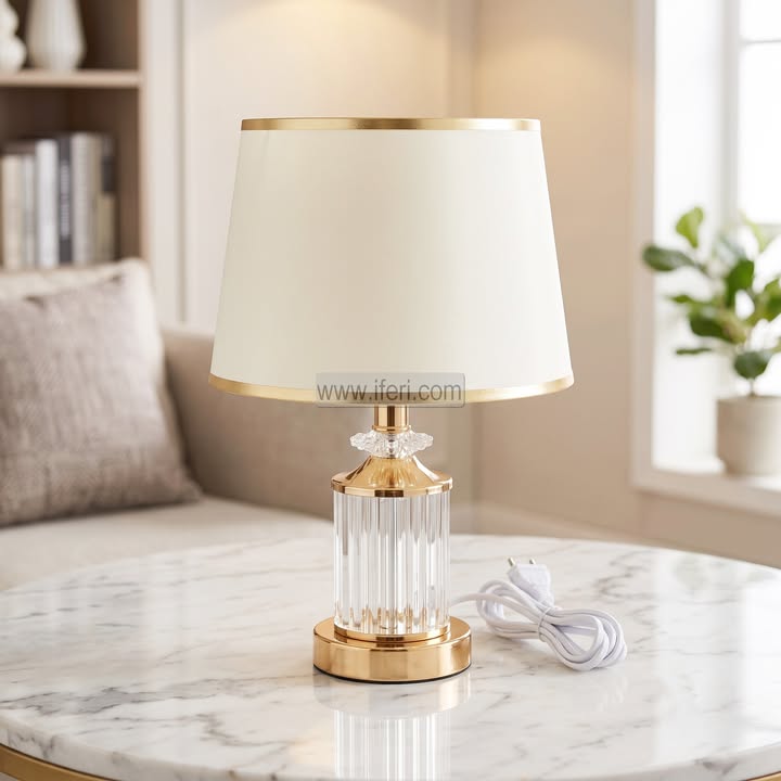 Crystal Table Lamp with Decorative Base TZ1051