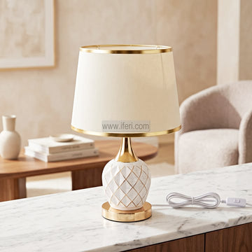 Ceramic Table Lamp with Decorative Base TZ1056
