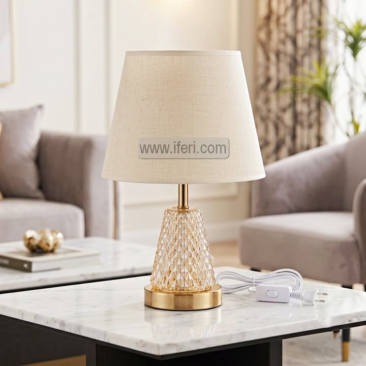 Crystal Table Lamp with Gold Decorative Base TZ1063